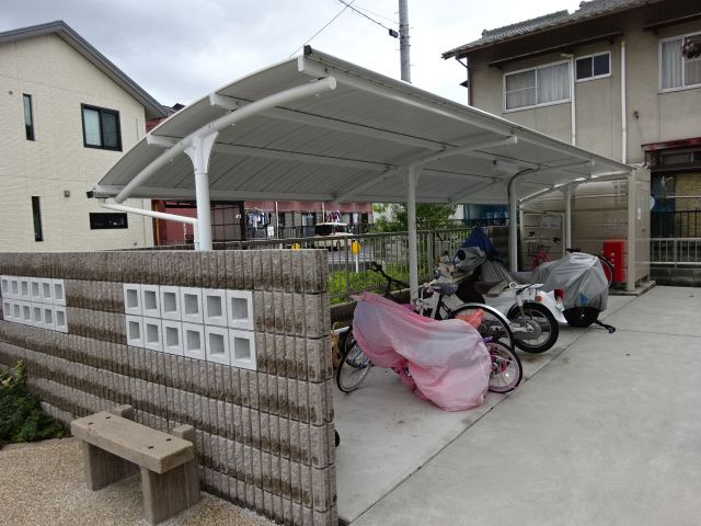 倉敷市川入の賃貸マンションのその他共用部分|自転車置き場