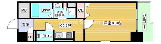 【間取り】 | メルベーユ西淀