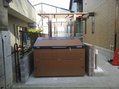 【その他共用部分】 | クレスト | 敷地内ごみ置き場でごみ出しもらくらく～♪忙しい社会人さんや主婦さんにもうってつけ！