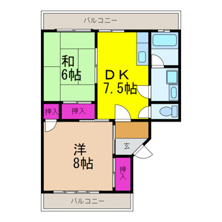 【間取り】 | つばきハウス・