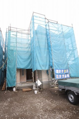 【外観】 | 戸ヶ崎2丁目2棟現場　南道路　2号棟