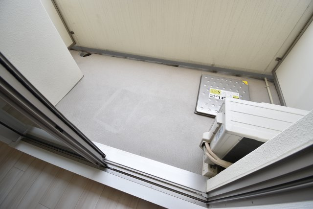 スプランディッド難波Ⅱのバルコニー