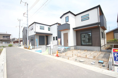 【前面道路含む現地写真】 | 彦成2丁目3棟現場　ケイアイ2号棟
