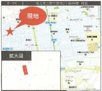 【地図】 | 彦成2丁目3棟現場　ケイアイ3号棟