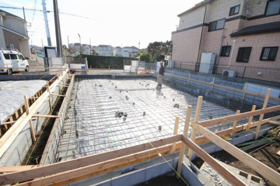 【前面道路含む現地写真】 | 高州3丁目13棟現場　6号棟