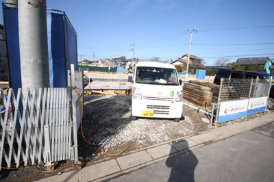 【前面道路含む現地写真】 | 高州3丁目13棟現場　7号棟