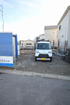 【前面道路含む現地写真】 | 高州3丁目13棟現場　10号棟