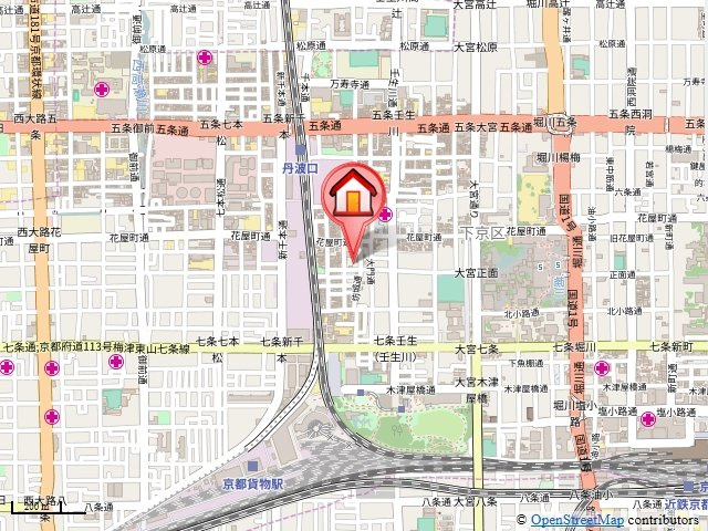 More七条（モア七条）の地図
