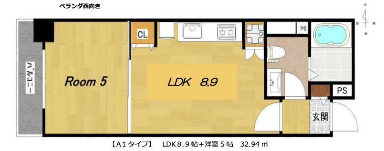 More七条（モア七条）の間取り
