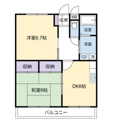 【間取り】 | 冨田マンション