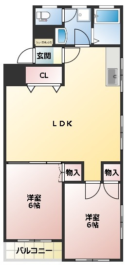 【間取り】 | フラットⅠ