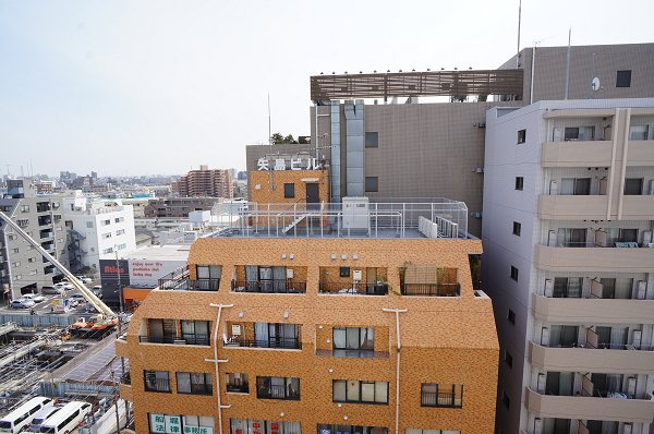 イリップス船堀の展望|バルコニーから南東方向の正面眺望♪