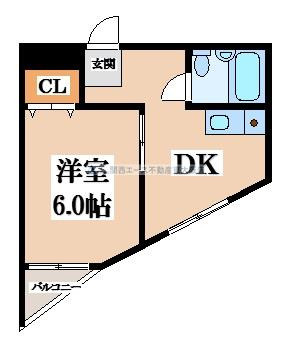 【間取り】 | メゾン深野Ⅱ