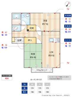 【間取り】 | グランパパＡ棟