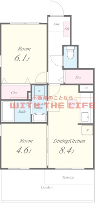 ティファニー【キャッシュバック対象物件】の間取り