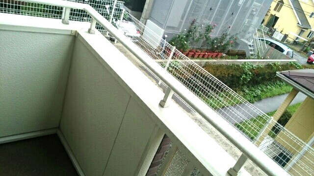 タウンコート中川のバルコニー