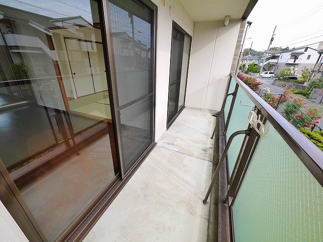 バーベナ光台Cのバルコニー