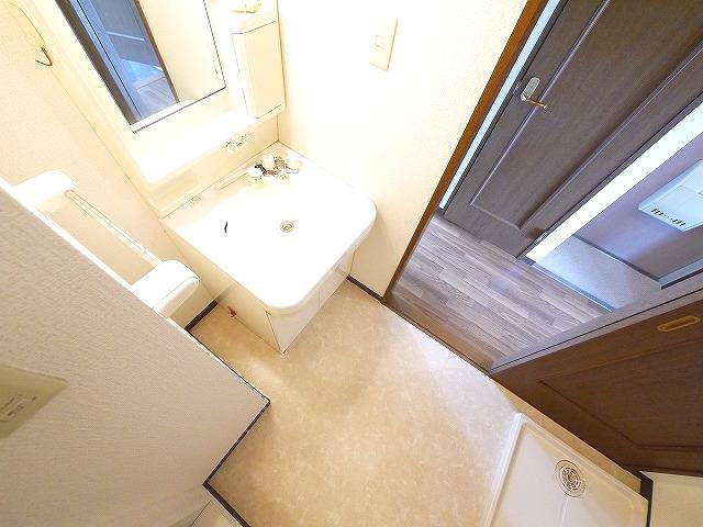 バーベナ光台Cの洗面所