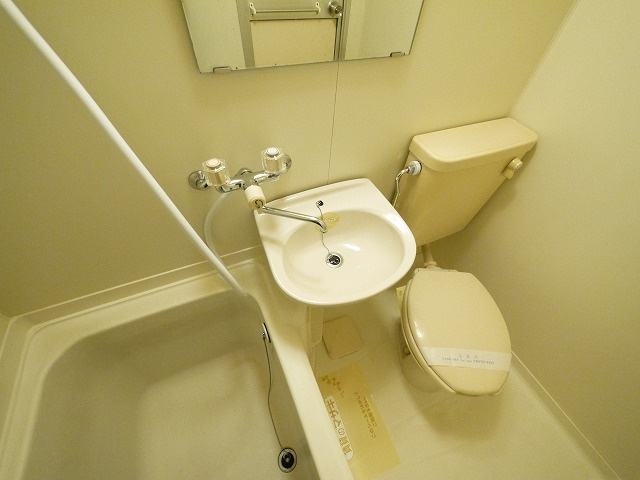 Kハイツの設備|洗面台がついてます