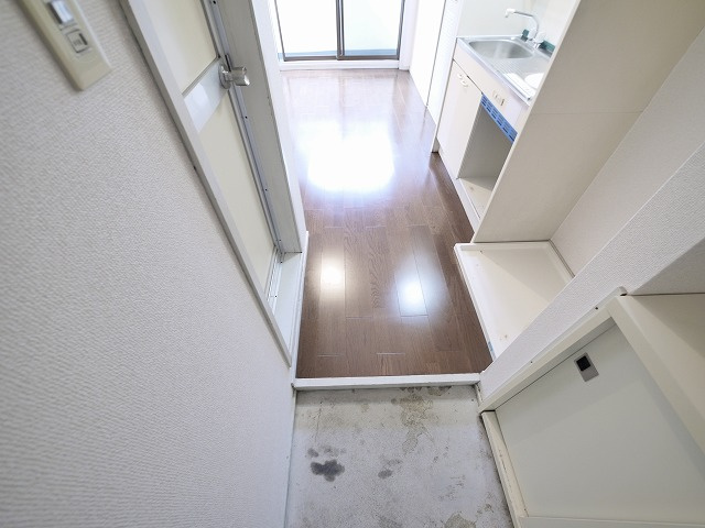 Kハイツの玄関|シンプルで使いやすい玄関です