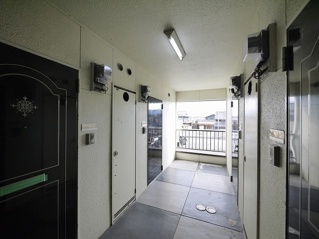 Kハイツのその他共用部分|共用廊下です