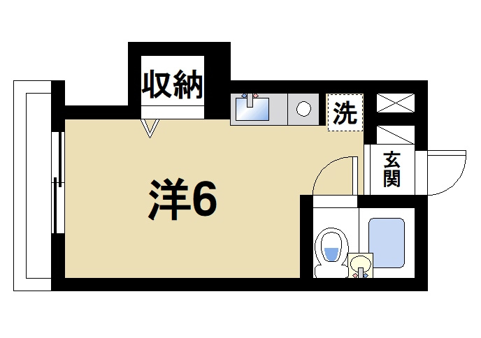 Kハイツの間取り|使い易い人気の間取りです