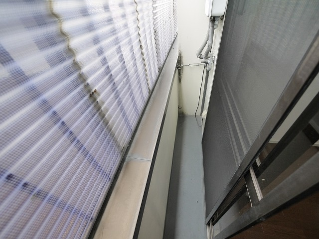 Kハイツのバルコニー|陽当たり良好なバルコニーです