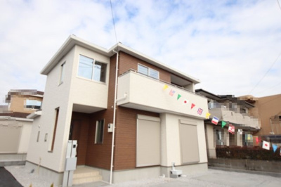 【外観】 | 熊谷市久下～新築分譲住宅～ | 建物完成しました！土日はもちろん、平日のご案内も大歓迎です。