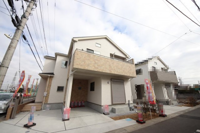 【外観】 | 鴻巣市天神1丁目〈2期〉～新築分譲住宅～最終１棟 | 建物完成済みです。土日はもちろん、平日のご案内も大歓迎です。