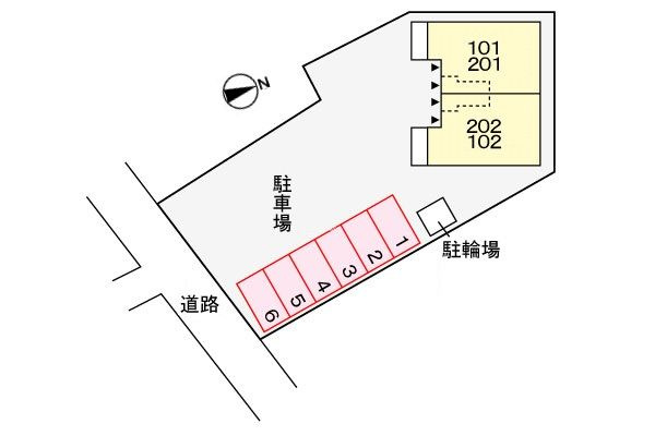 ビジョン・エムの駐車場