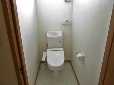 【トイレ】 | コーポ佐々木 | 温水洗浄便座