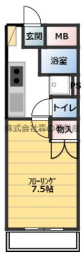 【間取り】 | パークサイドビル