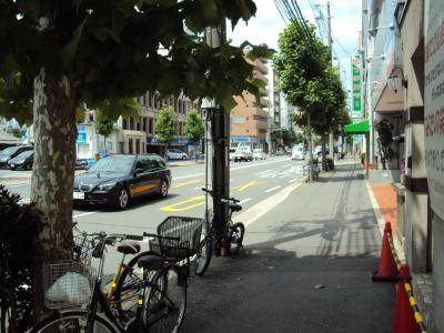ランドマークハヤシの周辺|前面道路