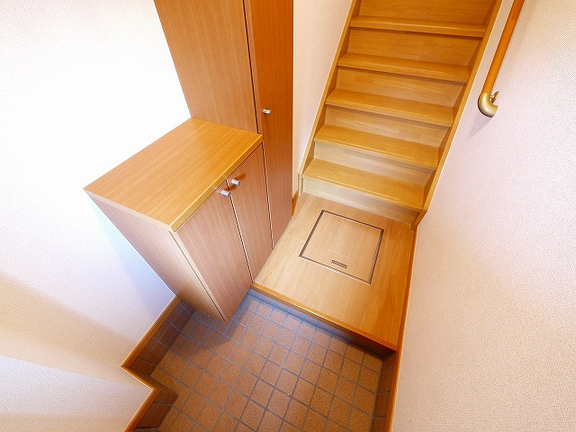 コンフォール南Bの玄関