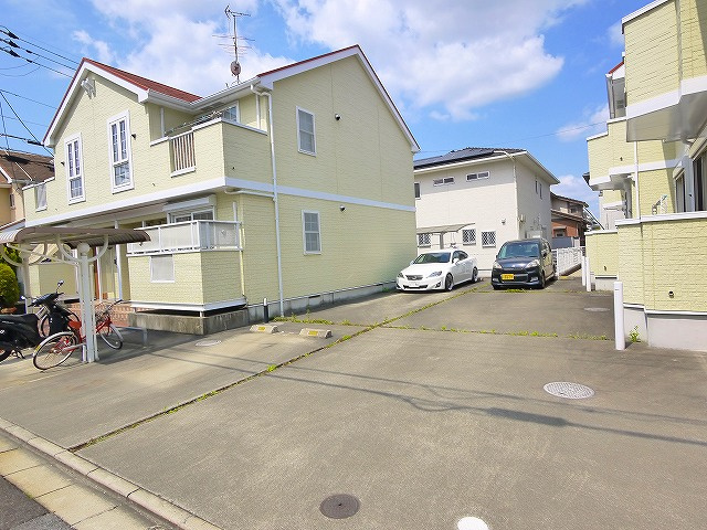 コンフォール南Bの駐車場