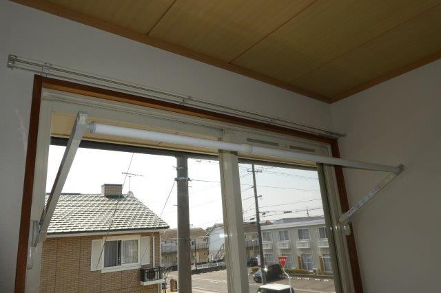楠小路Cの設備|室内物干し
