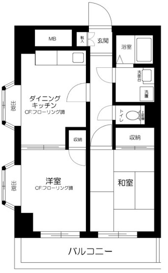 【間取り】 | パークレジデンス大森
