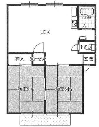 【間取り】 | サンシティー上堂Ⅱ