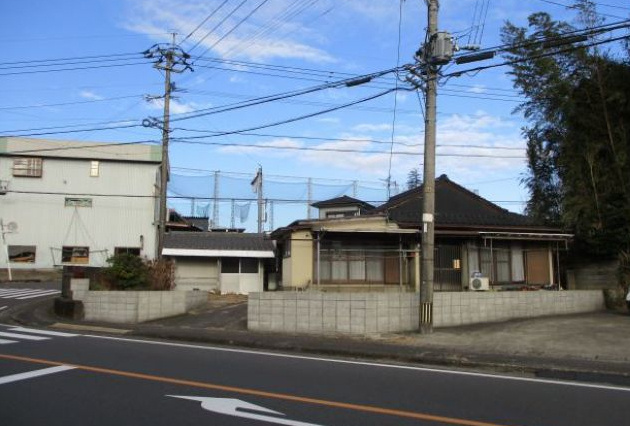 都城市下長飯町の売地の外観
