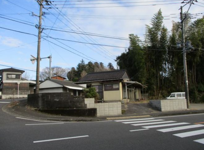 都城市下長飯町の売地の外観