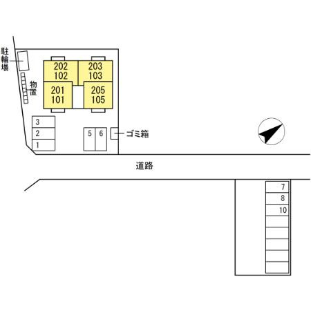 サンリットの区画図