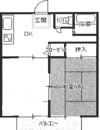 【間取り】 | サンシティー上堂Ⅰ