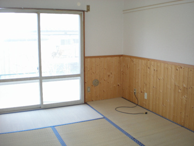 【居間・リビング】 | サンシティー上堂Ⅰ | 洋室フローリングに変更