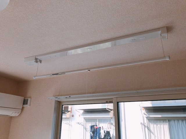 ミツハウスヘキサの設備|室内物干し