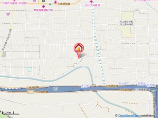 【地図】 | フォブール北井門 Ａ棟・