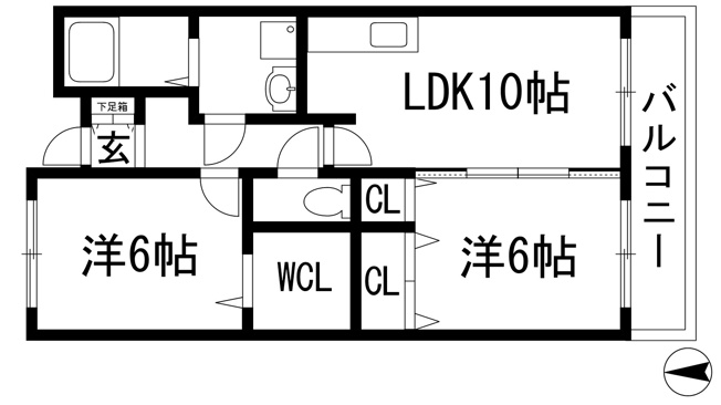 【間取り】 | リブェール神田3