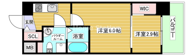 【間取り】 | セレニテ福島シェルト