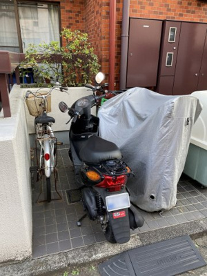 【その他共用部分】 | ライオンズマンションたまプラーザ第３ | バイク置場です。