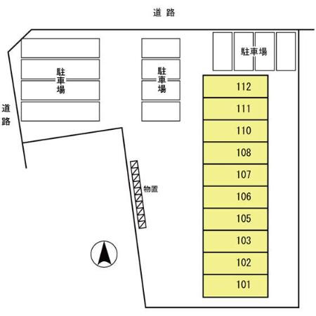 River Villageの区画図