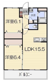 【間取り】 | ジュネスⅡ・